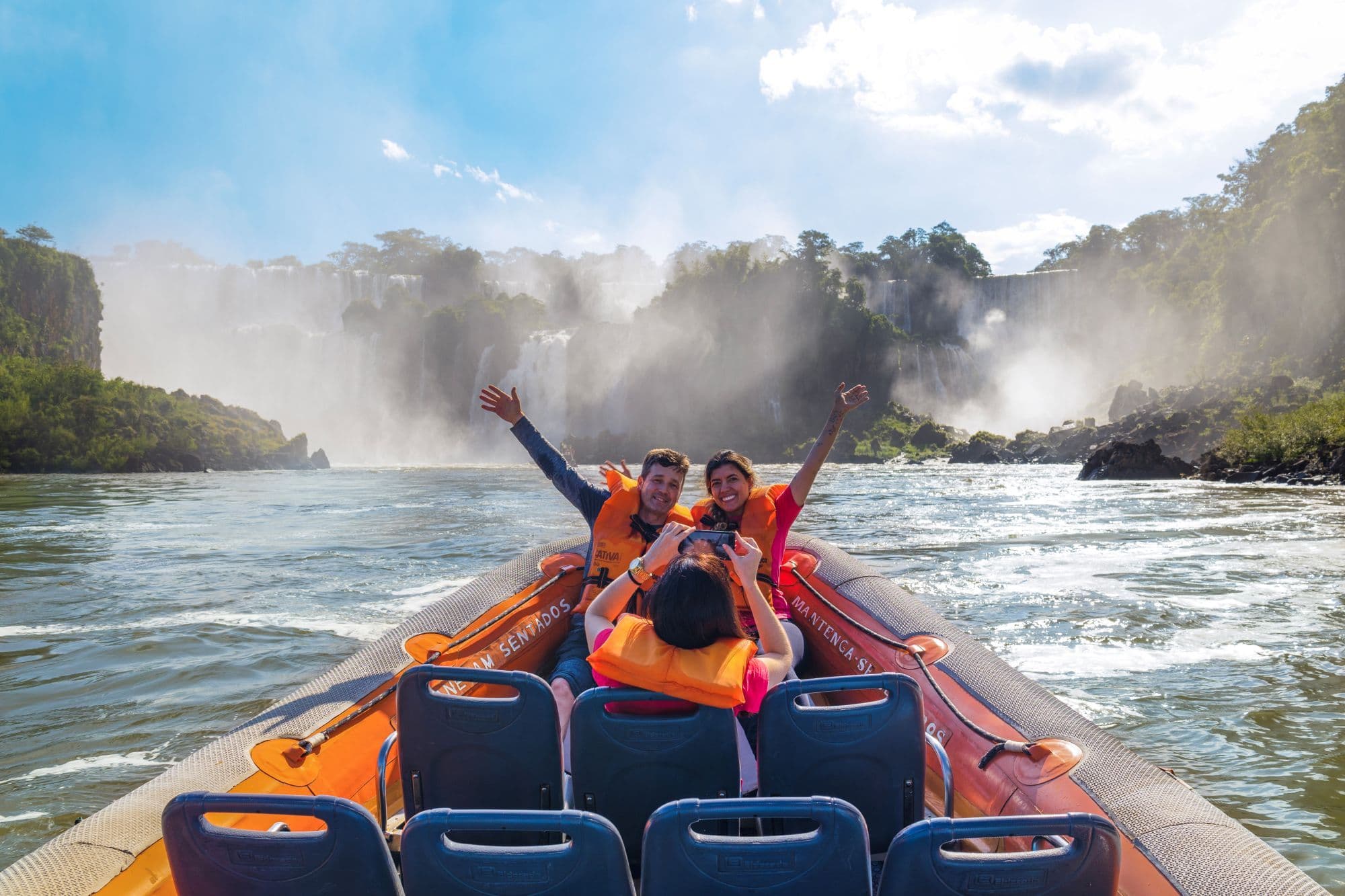 Rafting en el río Iguaçu