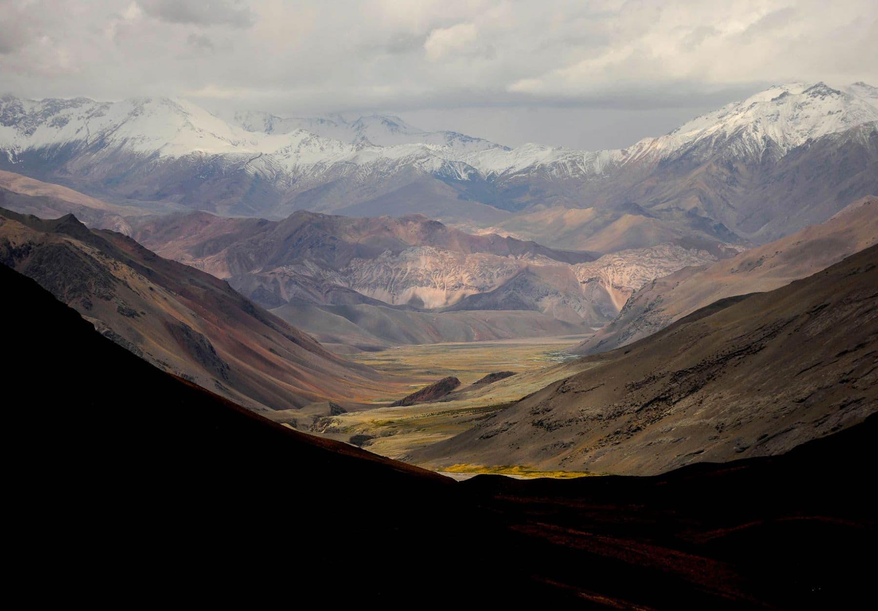 Cordillera de Ansilta y Cerro Mercedario