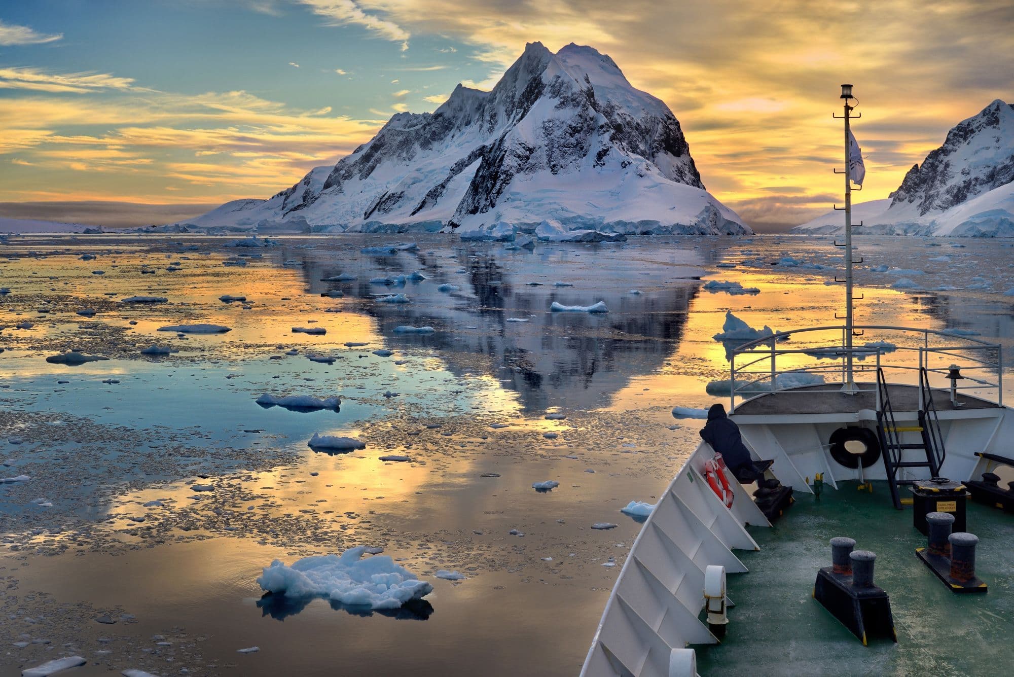 Península Antártica, Pasaje de Drake e Islas Shetland del Sur
